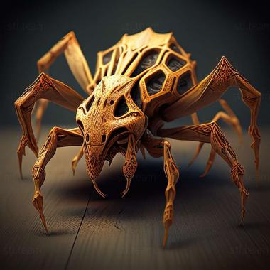 3D model Ixodes evansi (STL)